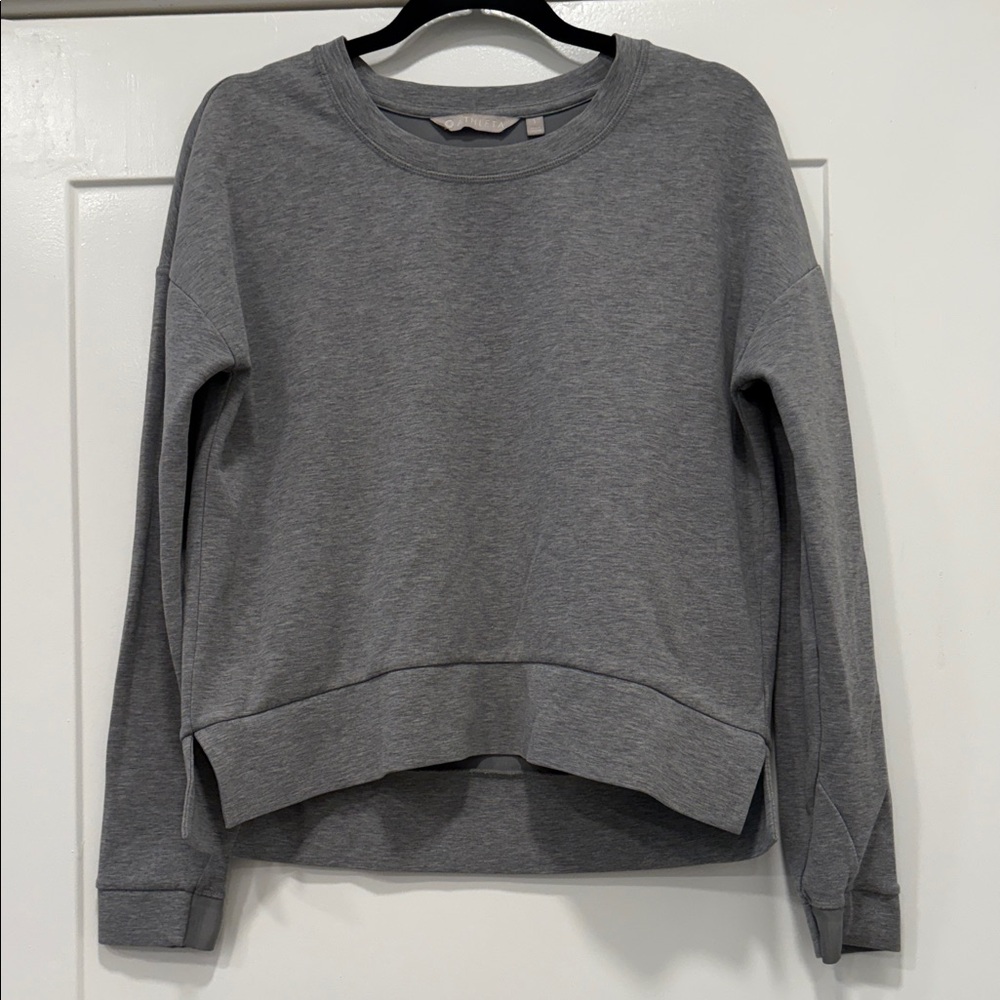 Athleta pullover Gray Crewneck Sweatshirt size small - Picture 2 of 10